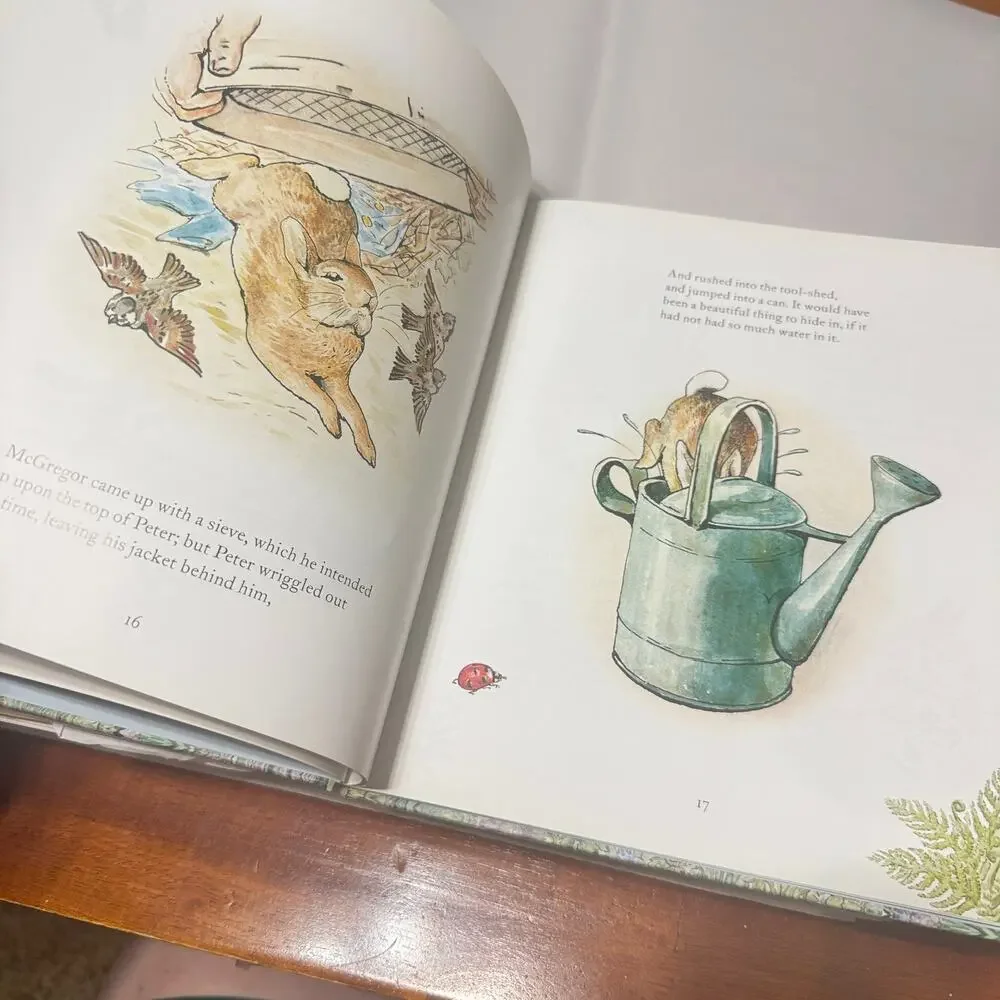 Beatrix‎ Potter Book Lot Treasury Of Bunny Stories & Kohls Peter Rabbit Plush
